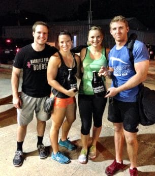 Doug, Greg, Kat & Janss at this month's CF Classics! Way to represent guys! 